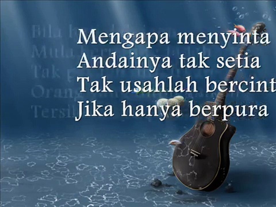 BILA CINTA DIDUSTA LIRIK