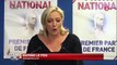 Européennes 2014 - Déclaration de Marine Le Pen - FN 25%