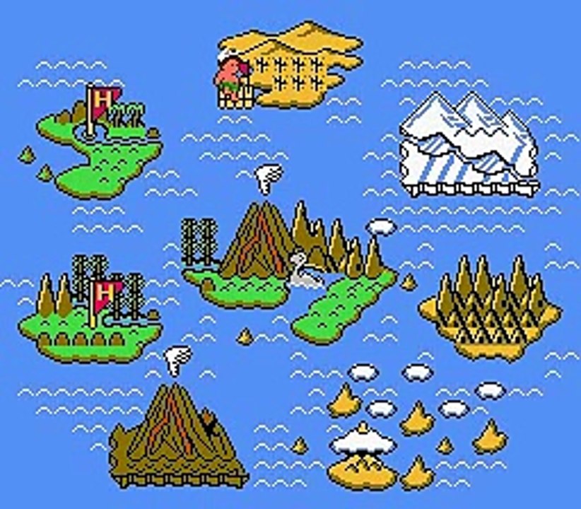 Adventure Island 2 All Bosses