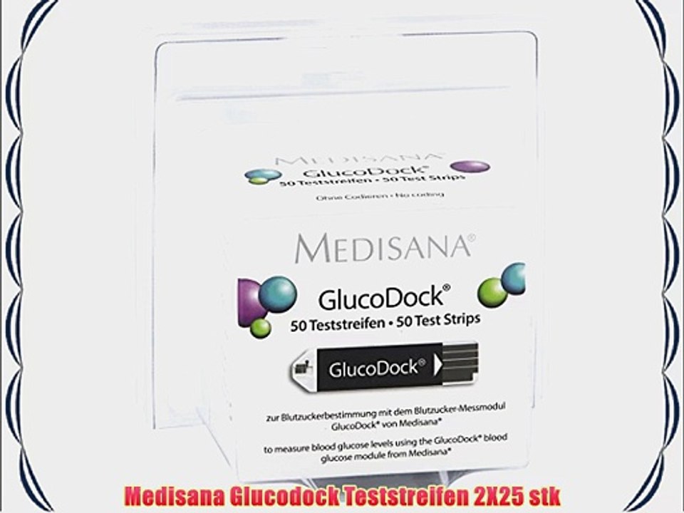 Medisana Glucodock Teststreifen 2X25 stk