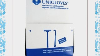 Unigloves Einweg-Rasierer mit Klingenschutz 100 St?ck