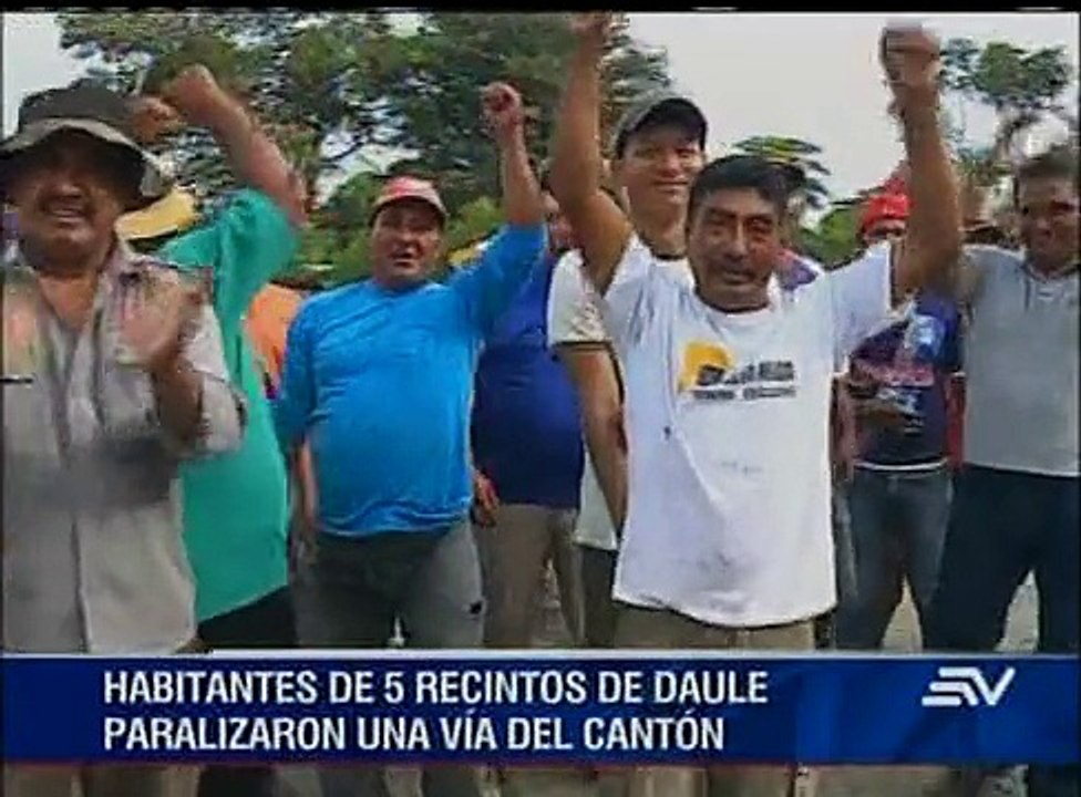 Habitantes de Daule exigen que la Prefectura mejore las vías