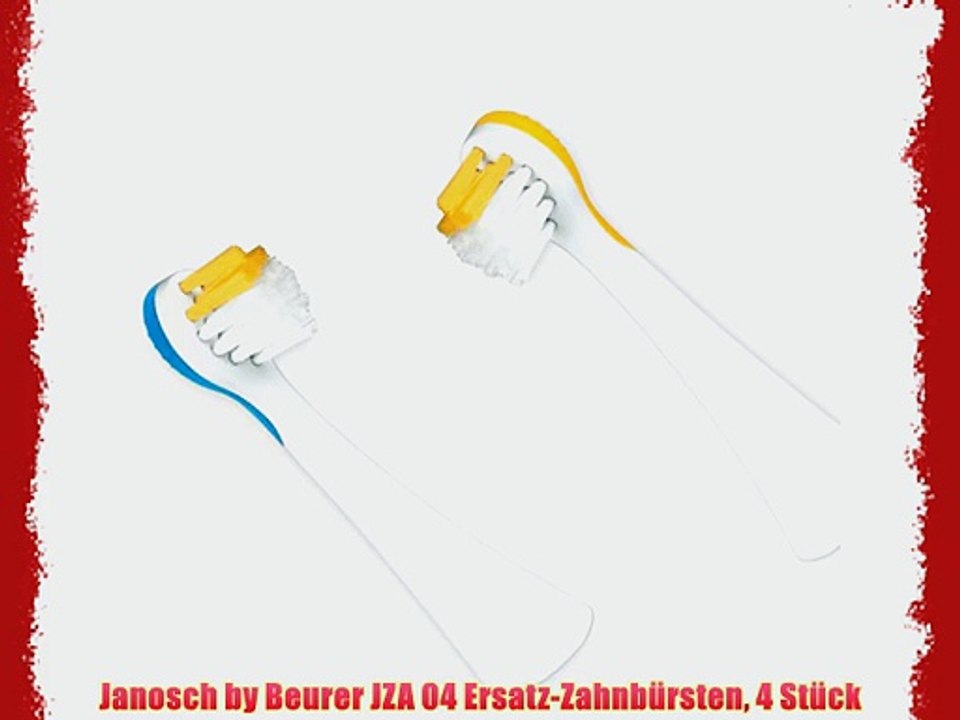 Janosch by Beurer JZA 04 Ersatz-Zahnb?rsten 4 St?ck