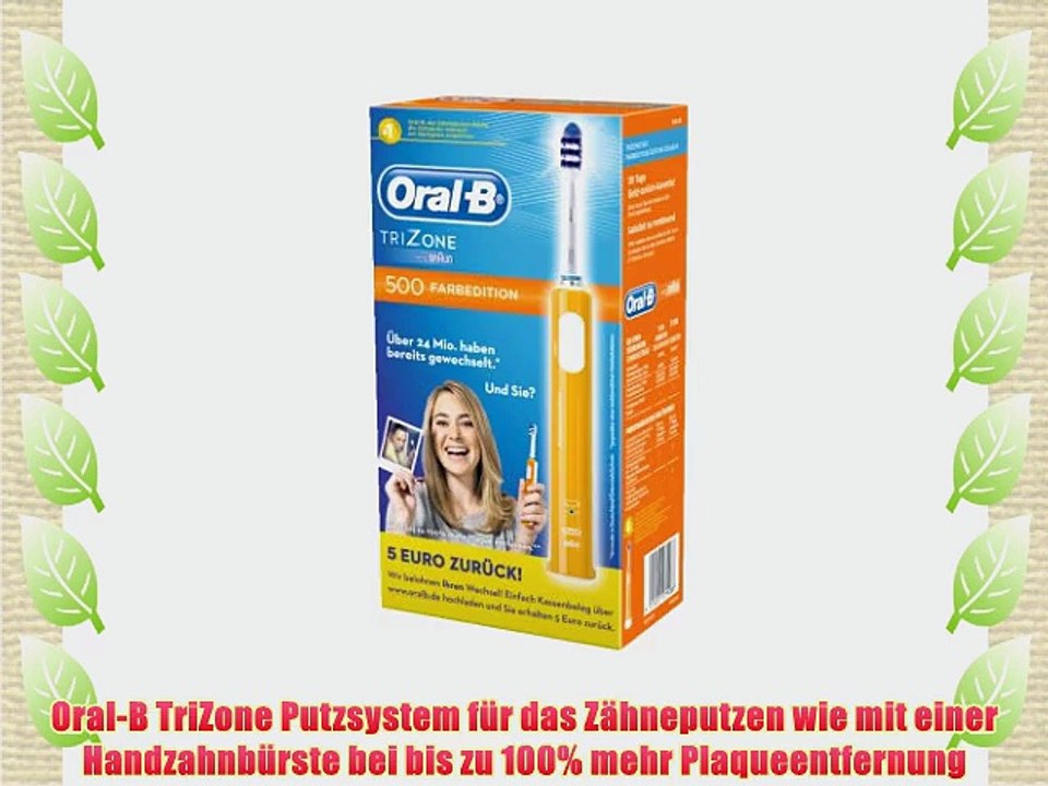Braun Oral-B TriZone 500 Orange Wechselbonus-Edition