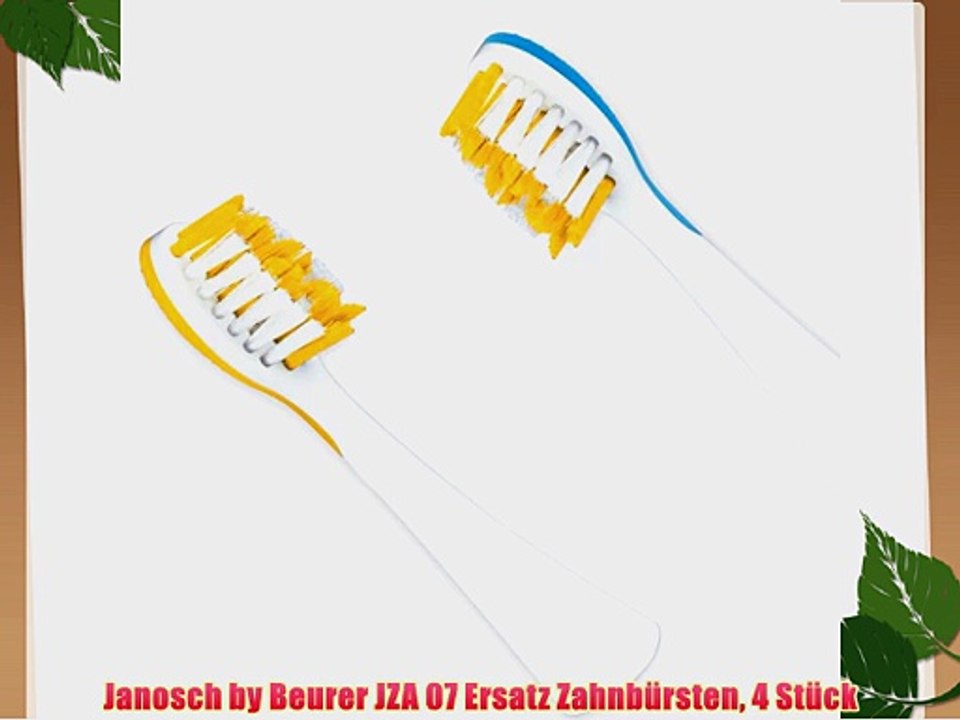 Janosch by Beurer JZA 07 Ersatz Zahnb?rsten 4 St?ck