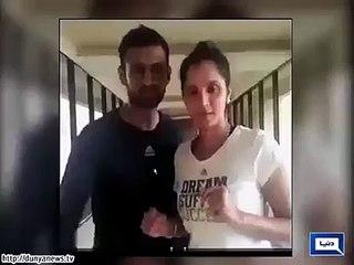 Shoaib, Sania Dubsmash video goes viral on social media
