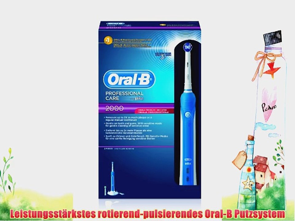 Braun Oral-B Professional Care 2000 Elektrische Zahnb?rste (Nachfolgemodell der Professional