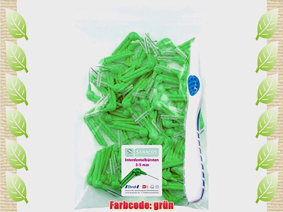 Sanacos Interdentalb?rsten 3-5mm (075mm) 60 St?ck Beutel