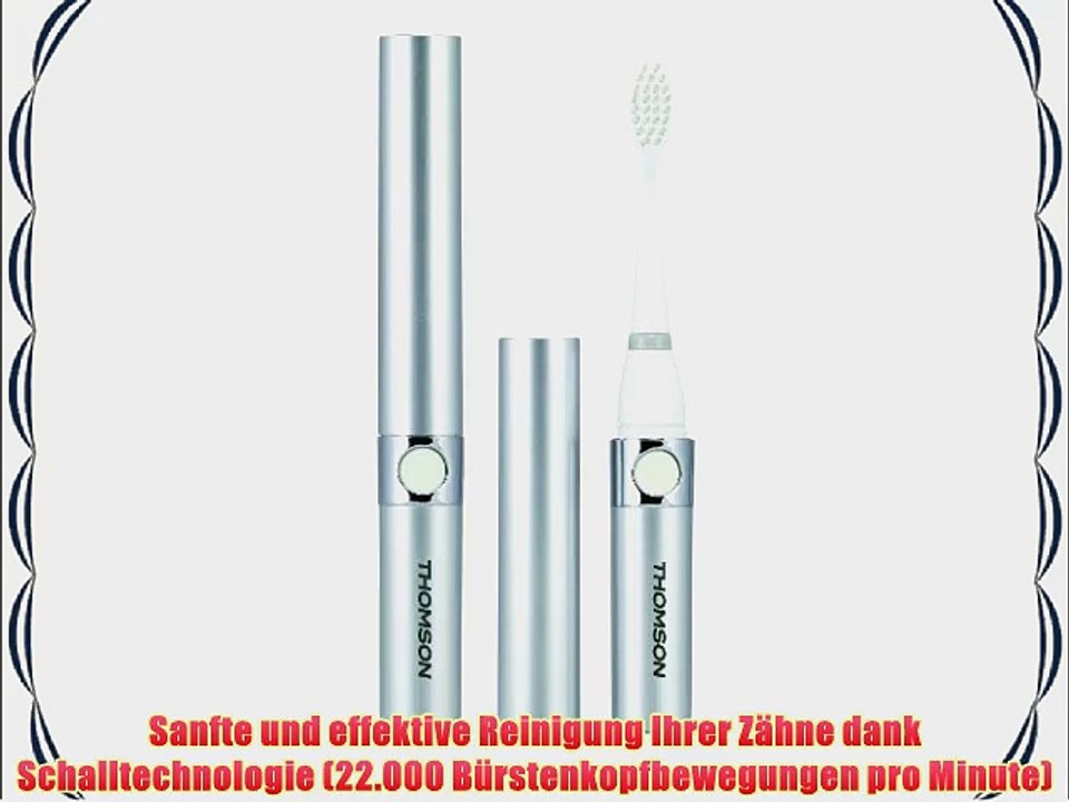 Thomson TSG923 Elektrische Schallzahnb?rste f?r die Reise