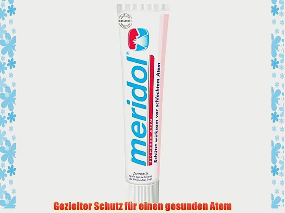 Meridol Sicherer Atem Zahnpasta 6er Pack (6 x 75 ml)
