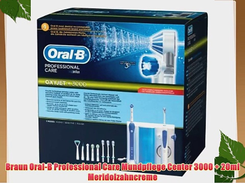 Braun Oral-B Professional Care Mundpflege Center 3000   20ml Meridolzahncreme