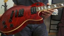 Epiphone Les Paul Classic QUILTED MAPLE TRANS RED Guitar Demo 1