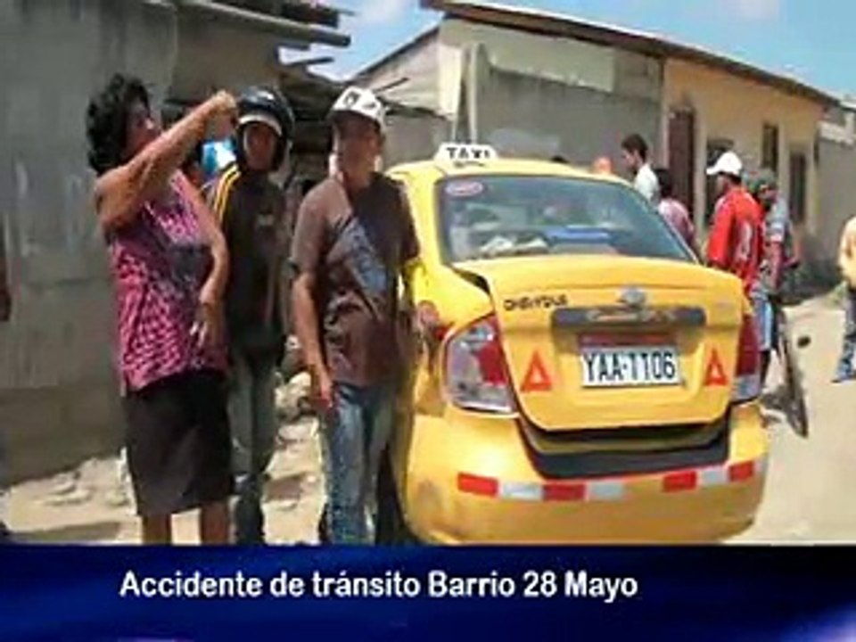 accidente barrio 28 de mayo