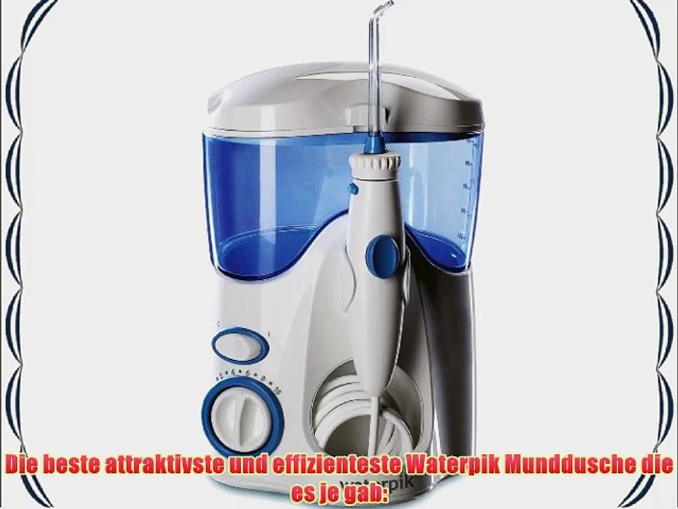 WATERPIK Ultra Water Flosser WP-100 Munddusche Zahnreinigung Hygiene 8 Aufs?tze