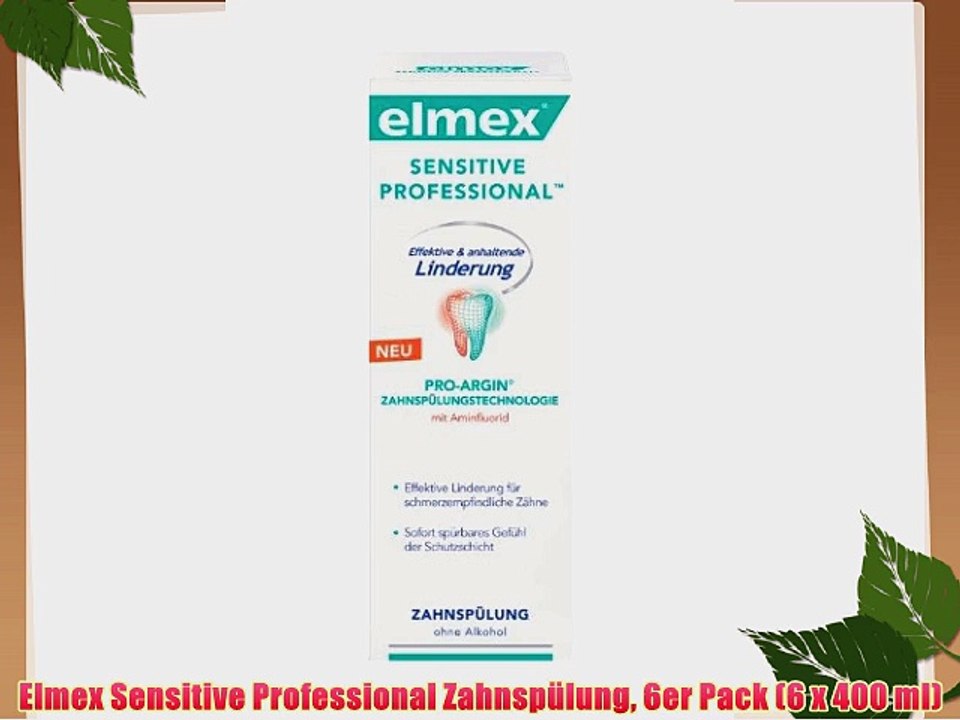 Elmex Sensitive Professional Zahnsp?lung 6er Pack (6 x 400 ml)