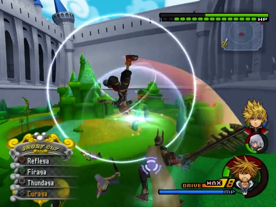 KH2FM Hacked fight - Sora, Riku, Roxas, and Mickey vs Terra
