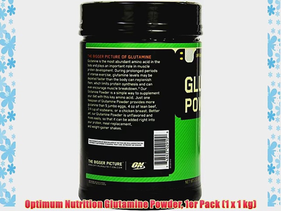 Optimum Nutrition Glutamine Powder 1er Pack (1 x 1 kg)