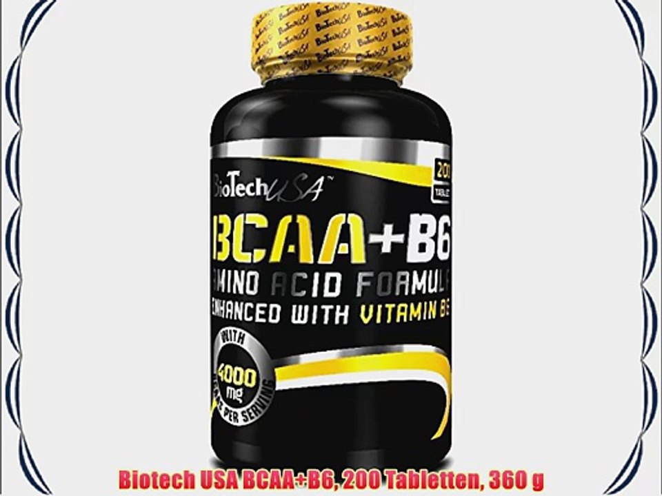 Biotech USA BCAA B6 200 Tabletten 360 g