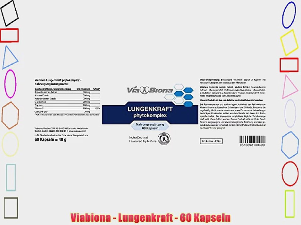 Viabiona - Lungenkraft - 60 Kapseln