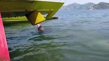 Airplane Crash (and rescue) into Lake Skadar - Montenegro