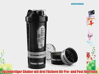 Better Bodies Gym Shaker (800ml) Gr??e:Universalgr??eFarbe:schwarz