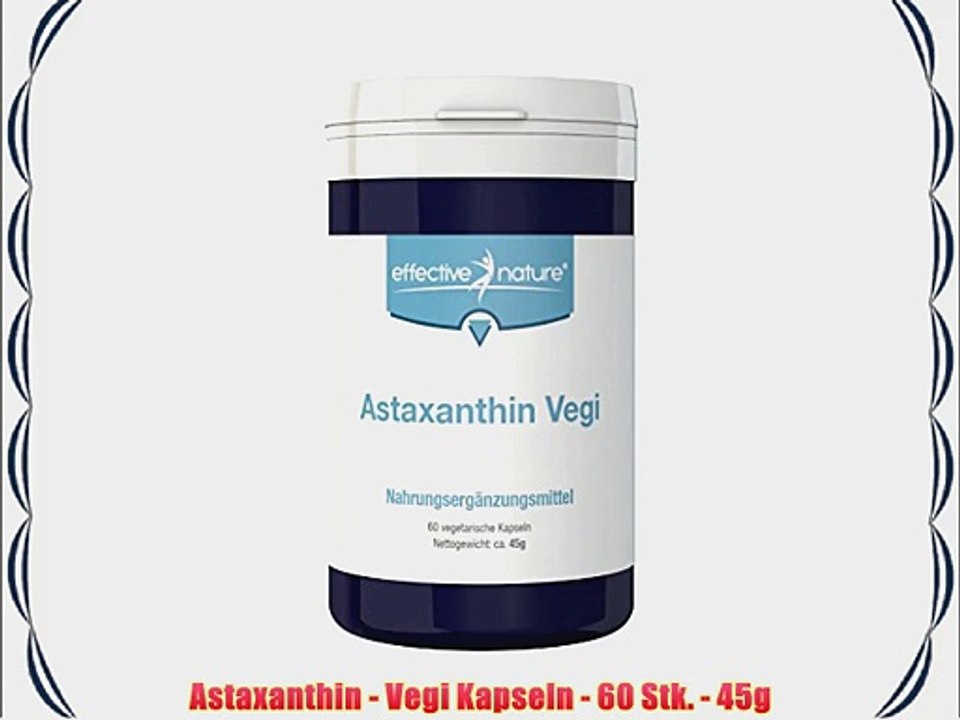 Astaxanthin - Vegi Kapseln - 60 Stk. - 45g
