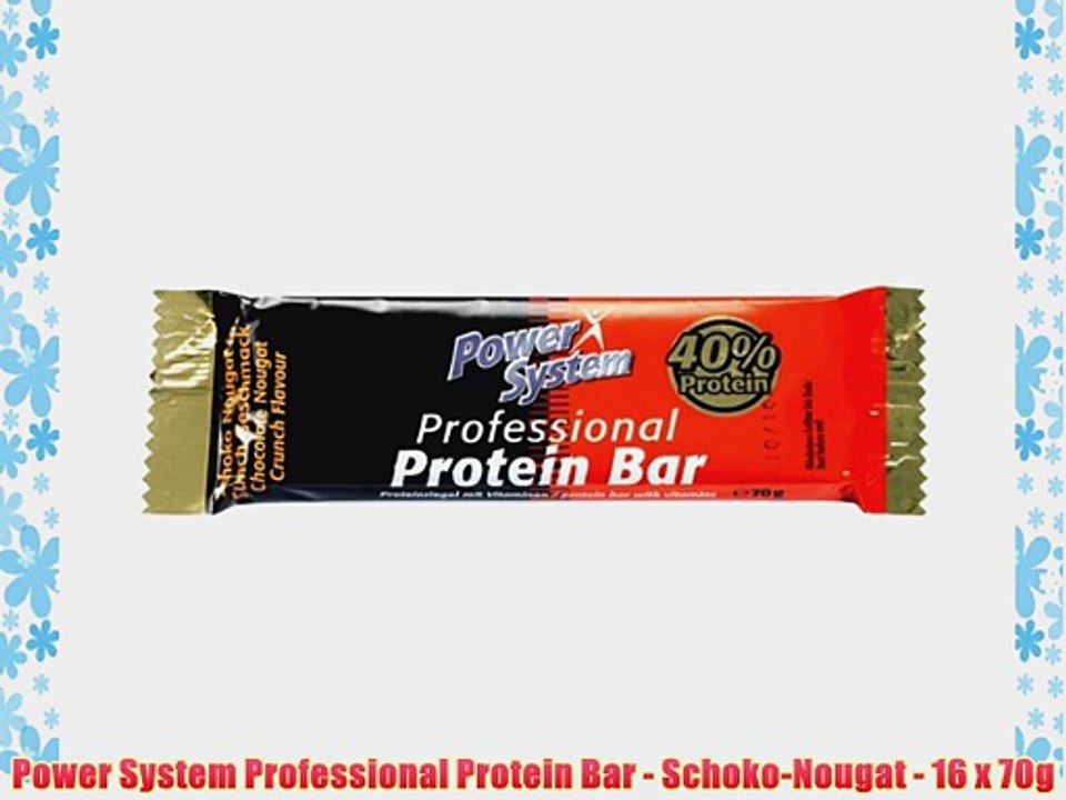 Power System Professional Protein Bar - Schoko-Nougat - 16 x 70g