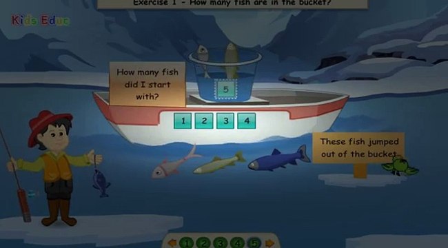 Subtraction - Basic Math For Kids, Educational Videos & Lessons for Children - YT