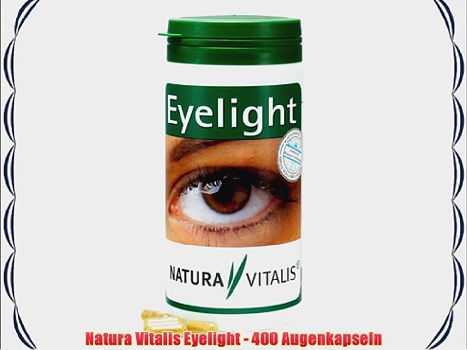 Natura Vitalis Eyelight - 400 Augenkapseln