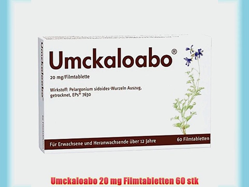 Umckaloabo 20 mg Filmtabletten 60 stk