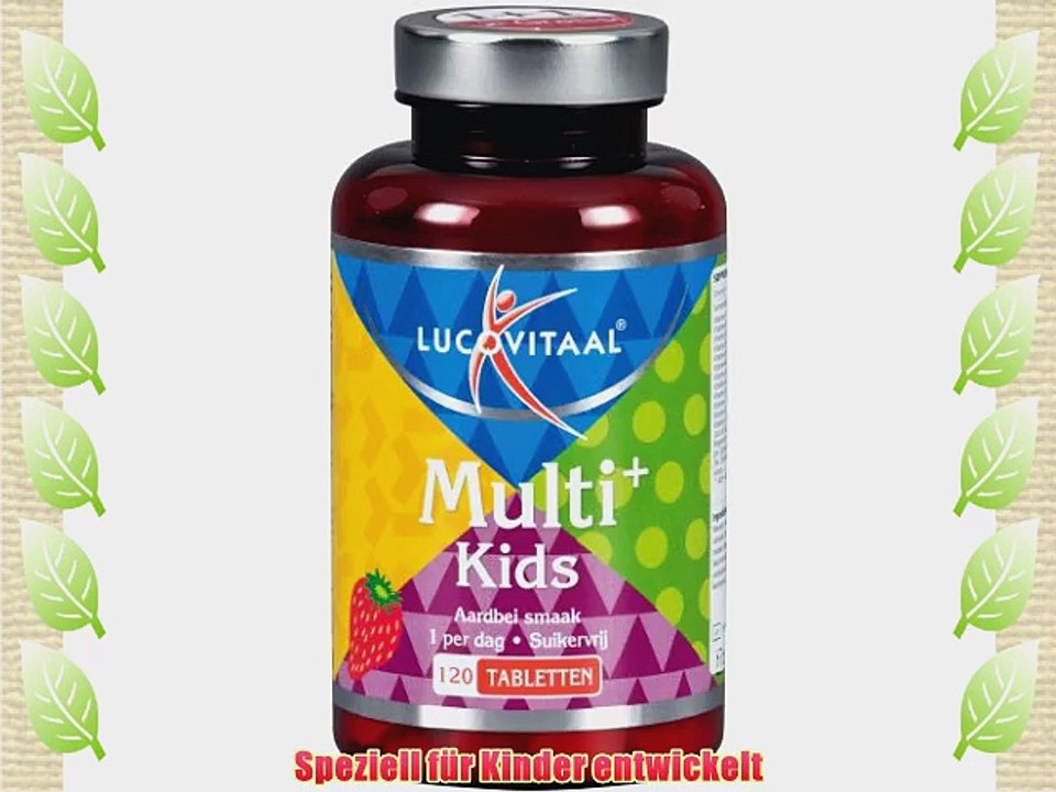 Kinder-Vitamine - MULTI-KIDS ERDBEER - Multivitamine   Mineralien speziell f?r Kinder (120