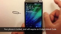 Unlock HTC One M8 - How to Sim Unlock HTC One M8 Network to work on other Carriers - Easy tutorial