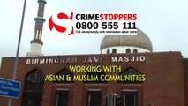 Crimestoppers works with Asian and Muslim communities in Birmingham