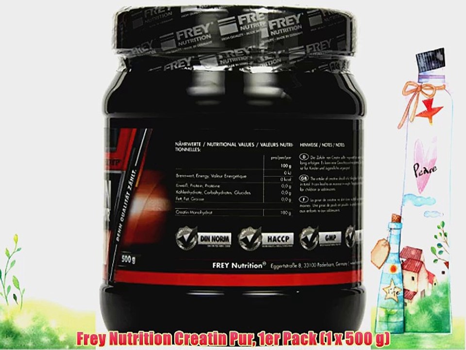 Frey Nutrition Creatin Pur 1er Pack (1 x 500 g)