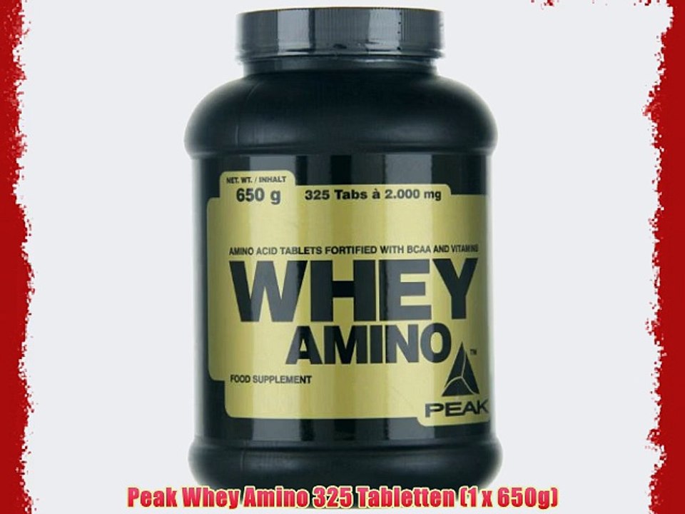 Peak Whey Amino 325 Tabletten (1 x 650g)