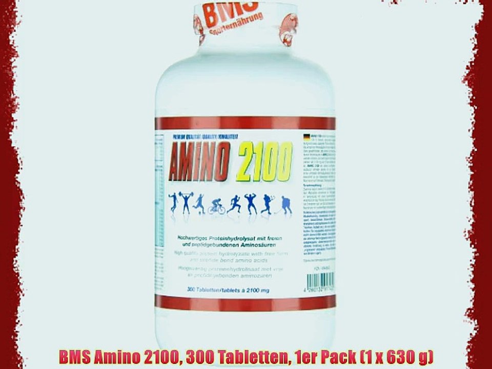 BMS Amino 2100 300 Tabletten 1er Pack (1 x 630 g)