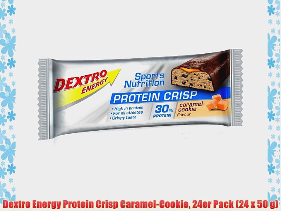 Dextro Energy Protein Crisp Caramel-Cookie 24er Pack (24 x 50 g)