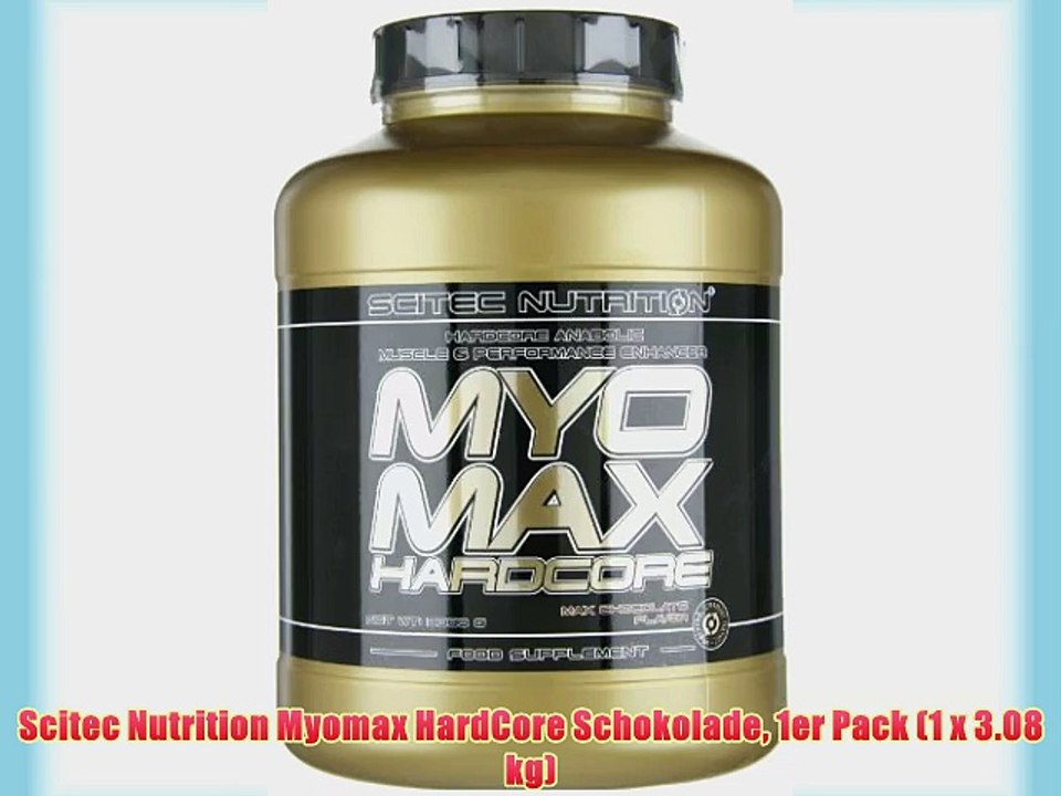 Scitec Nutrition Myomax HardCore Schokolade 1er Pack (1 x 3.08 kg)
