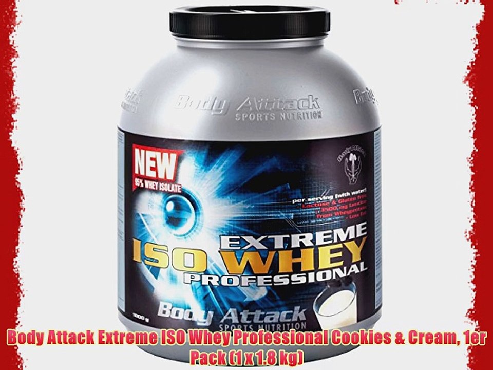 Body Attack Extreme ISO Whey Professional Cookies