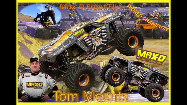 Monster Jam Max-D Front Flip 2015