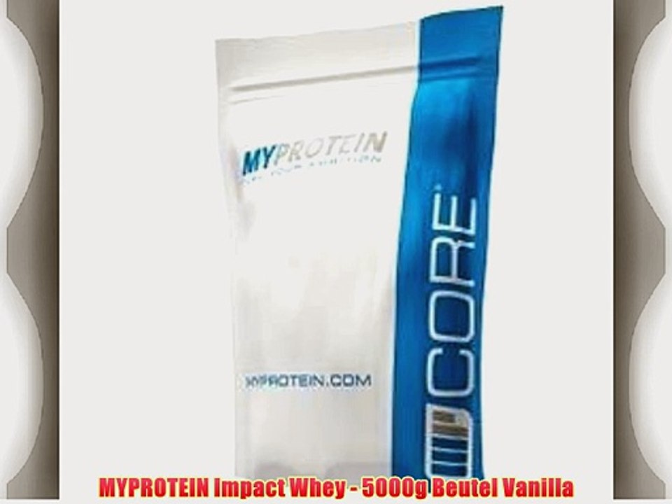 MYPROTEIN Impact Whey - 5000g Beutel Vanilla