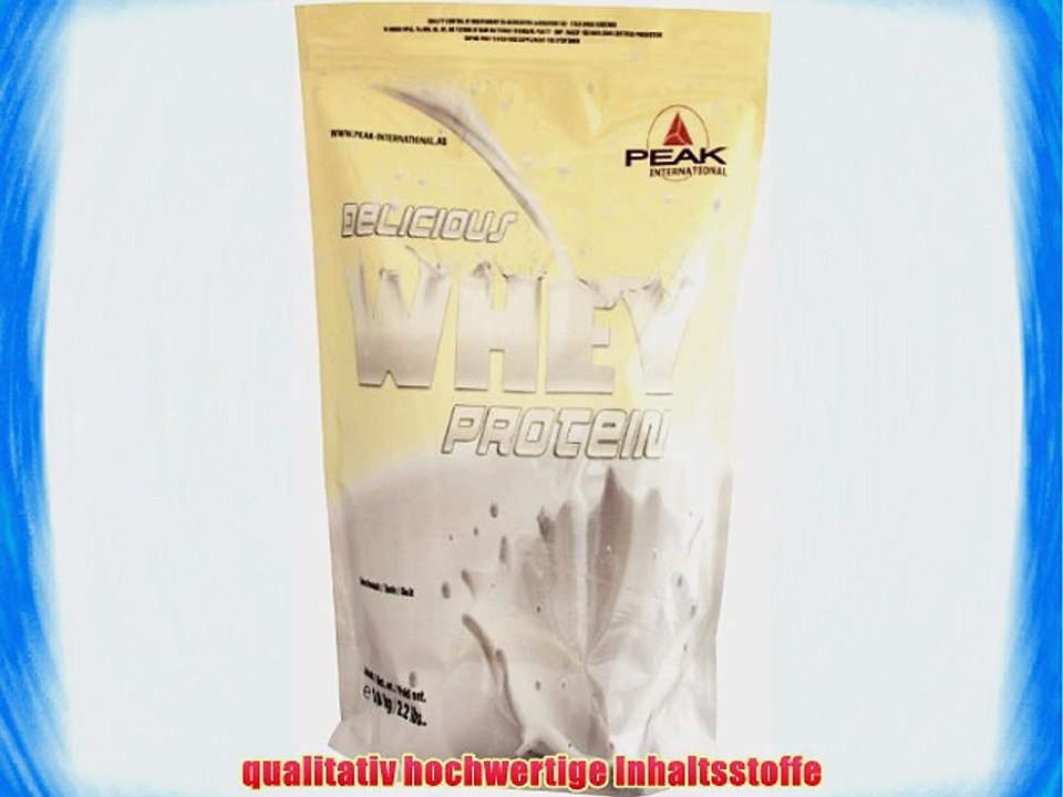 Peak Delicious Muscle Whey Protein - Double Chocolate 1er Pack (1 x 1 kg)