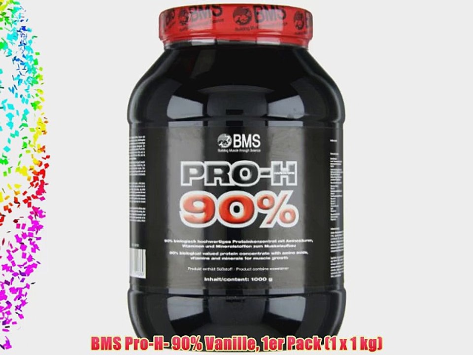 BMS Pro-H- 90% Vanille 1er Pack (1 x 1 kg)