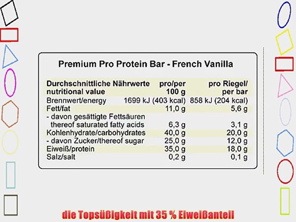 Best Body Nutrition 35% Delicate Premium Pro Bar French Vanilla 24 St. Karton