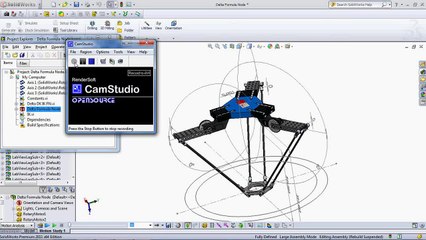 Delta Robot Kinematics with SolidWorks and LabVIEW   Copy