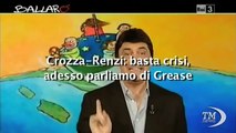 Crozza imita Renzi: basta crisi, adesso parliamo di Grease