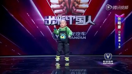 Adorable 3 year old boy dancing
