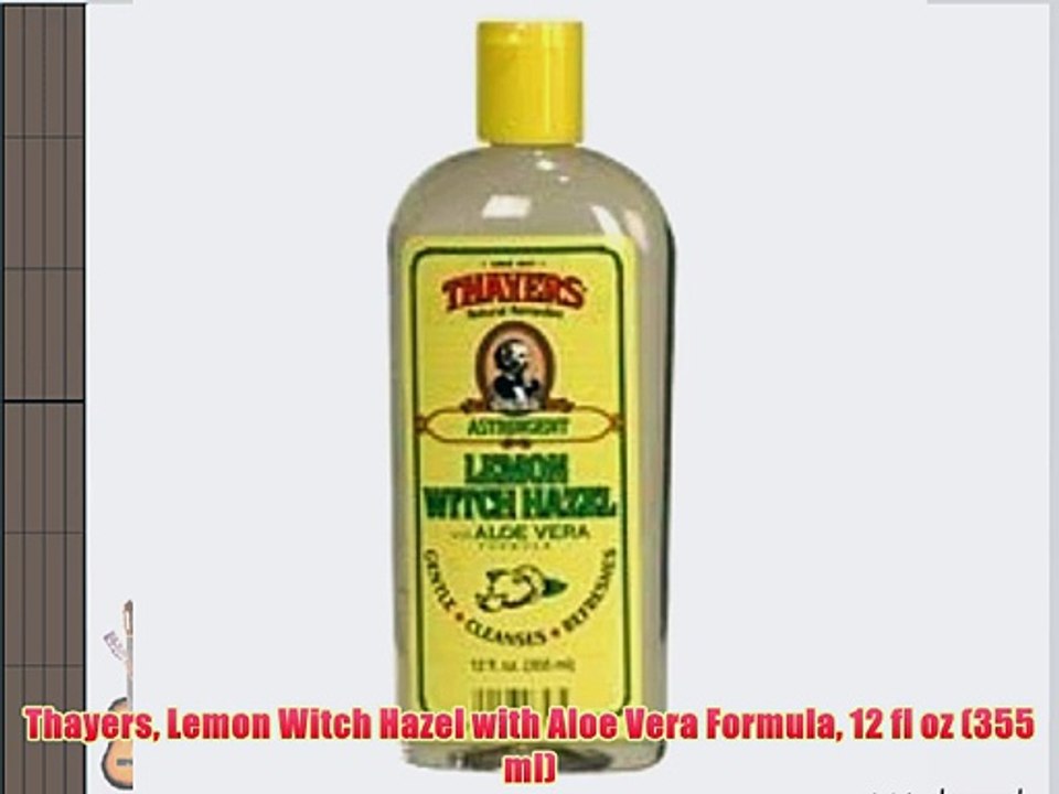 Thayers Lemon Witch Hazel with Aloe Vera Formula 12 fl oz (355 ml)