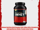 Optimum Nutrition Gold Standard 100% Whey 908 g Strawberry -- mikrogefiltertes Molke-Protein