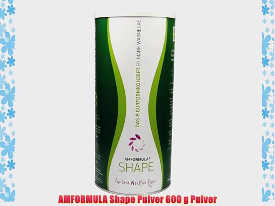 AMFORMULA Shape Pulver 600 g Pulver